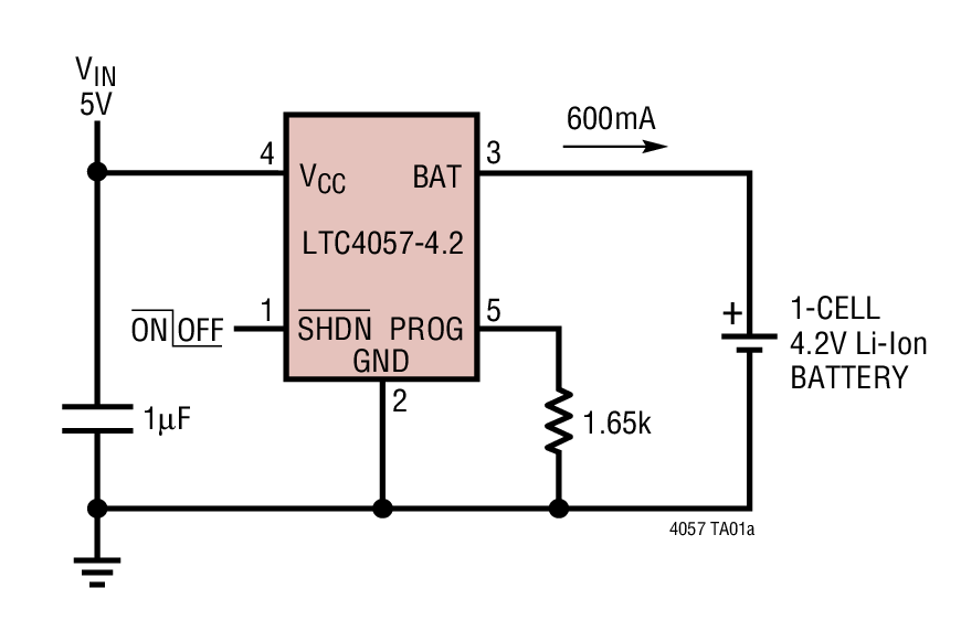 LTC4057-4.2Ӧͼһ